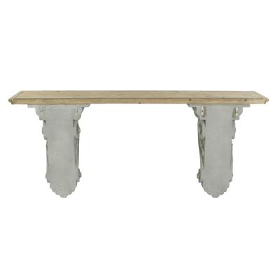Wandtafel DKD Home Decor Grijs Spar 180 x 35 x 78 cm