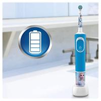 Oral-B kids disney frozen 2 elektrische tandenbostel blauw/wit - thumbnail