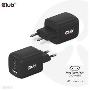 Club 3D Travel Charger 65W GaN oplader Club 3D Travel Charger 65W GaN oplader