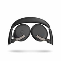 Headset met Bluetooth en microfoon Jabra Evolve2 65 Flex Zwart - thumbnail