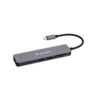 Verbatim Essentials 32158 USB-hub 5 GBit/s Grijs - thumbnail