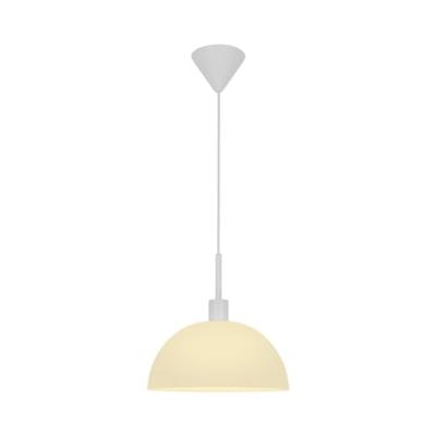 Hanglamp eettafel wit met opaalglazen kap E27 fitting Ellen 30 cm