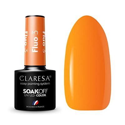 Claresa uv/led gellak 5ml fluo 3 Claresa uv/led gellak 5ml fluo 3