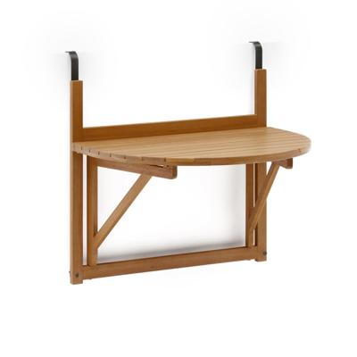 Kave Home Inklapbare Balkontafel 'Amarilis' Acaciahout, 70 x 50cm