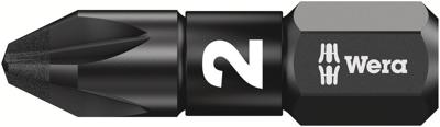 Wera 855/1 IMP DC Diamond Impaktor Bits Pozidriv PZ 2x25 | Per 10 - 05057621001 Wera 855/1 IMP DC Diamond Impaktor Bits Pozidriv PZ 2x25 | Per 10 - 05057621001