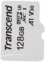 Transcend Premium 300S microSDXC-kaart 128 GB Class 10, UHS-I, UHS-Class 3, v30 Video Speed Class, A1 Application Performance Class - thumbnail