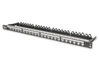 Digitus DN-91422 24 poorten Netwerkpatchpaneel 483 mm (19) Zonder connectoren 0.5 HE Meerdere kleuren Niet ingericht - thumbnail