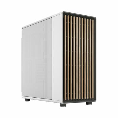 Fractal Design north xl midi tower behuizing (wit/houtkleur | 2x usb-a | 1x usb-c)