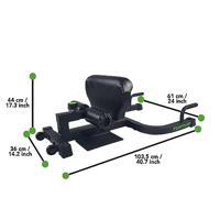 Tunturi WT20 Sissy Squat Station - Trainer - Bench - thumbnail
