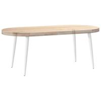 Salontafelpoten conische vorm 4 st 30-31 cm staal wit - thumbnail