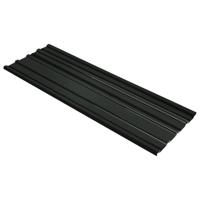 VidaXL 12 st dakpanelen gegalvaniseerd staal antracietkleurig - thumbnail