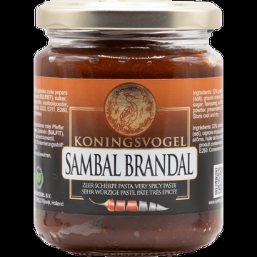 Koningsvogel Sambal Brandal 280 g bij Jumbo Koningsvogel Sambal Brandal 280 g bij Jumbo