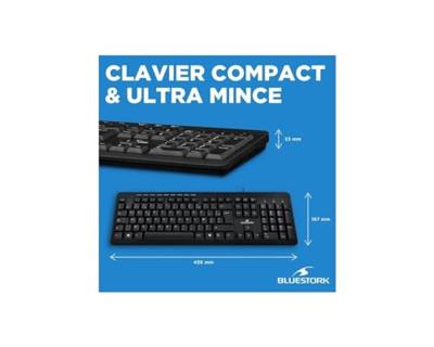 Bluestork-toetsenbord + muispakket Bluestork-toetsenbord + muispakket