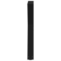 Eettafelpoten 2 st 70x(72-73,3) cm staal zwart - thumbnail