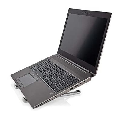 Nedis Laptop standaard tot maximaal 17.3 in het zilver - thumbnail