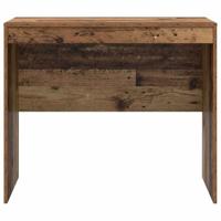 Bureau Oud hout 90 x 50 x 76 cm Bewerkt hout - thumbnail
