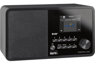 Imperial DABMAN i150 Internetradio Internet, DAB+, VHF (FM) USB, WiFi, LAN, Internetradio Zwart