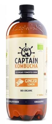 The GUTsy Captain Kombucha Ginger Lemon