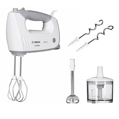 Bosch MFQ36480 Ergomixx Handmixer Wit/Grijs Bosch MFQ36480 Ergomixx Handmixer Wit/Grijs