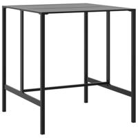 Bartafel 100x100x110 cm gepoedercoat staal zwart - thumbnail