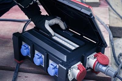 Brennenstuhl BSV 5-32A energiedistributie 9 AC-uitgang(en) Zwart