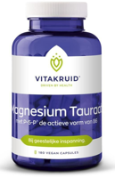 Vitakruid Magnesium Tauraat met Vitamine B6 (P-5-P) 180 Vegetarische capsules - thumbnail