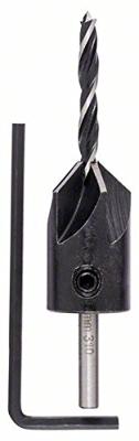 Bosch Accessories 2609255217 Hout-spiraalboor 4 mm Gezamenlijke lengte 70 mm Cilinderschacht 1 stuk(s)