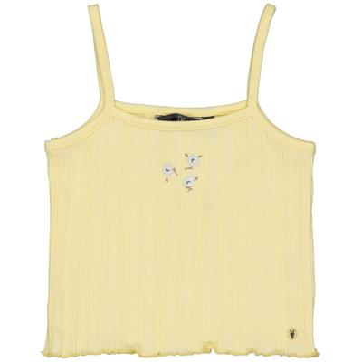 LEVV Little Meisjes top - Elvana - Vanille geel