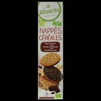 Bisson Bisson Pure Chocolade Frosted Granenkoekjes Bio (140g) - thumbnail