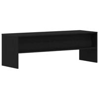 TV-meubel 120x40x40 cm spaanplaat zwart eikenkleurig - thumbnail