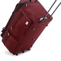 Trolley, reistas, rood, afsluitbaar, met slot, 85 liter, roltas - thumbnail