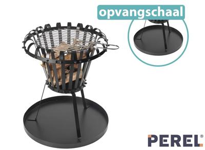 Vuurkorf met asplaat rond Velleman - Velleman