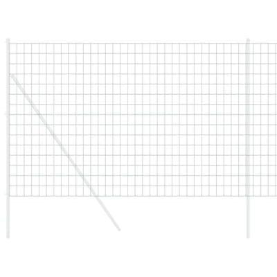 VidaXL Euro hek groen 1,5 x 10 m pvc-gecoat ijzer
