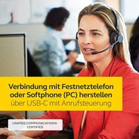 BIZ 2300 QD Mono - Koptelefoon - op oor - omkeerbaar - met bekabeling - USB-C - thumbnail