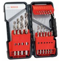 Bosch Accessories 2607019578 HSS Metaal-spiraalboorset 18-delig 1 mm, 1.5 mm, 2 mm, 2.5 mm, 3 mm, 3.5 mm, 4 mm, 4.5 mm, 5 mm, 5.5 mm, 6 mm, 7 mm, 8 mm, 9 mm, - thumbnail