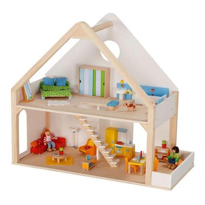 Goki houten poppenhuis met 2 verdiepingen Goki houten poppenhuis met 2 verdiepingen