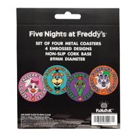 Five Nights at Freddy's Coaster 4-Pack Printed Drinks - thumbnail
