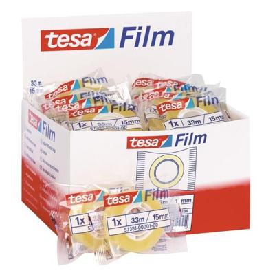Plakband TESA 15 mm 33 m Transparant (30 Stuks)