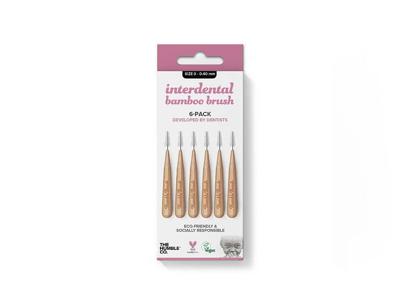 The Humble Co Interdental borstel 0.40 mm roze 6 Stuks