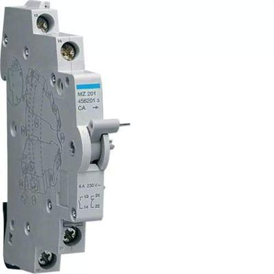 Hulpcontact Grijs 6 A 1x NC, 1x NO 240 V Hager MZ201