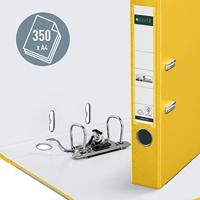 Leitz 180° ordner, A4, uit PP, rug van 5 cm, geel - thumbnail