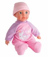 Simba babypop Laura 30 cm meisjes roze/paars - thumbnail