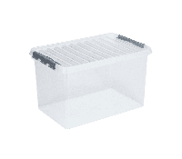 Sunware Q-line box 62 liter transp/metaal - thumbnail