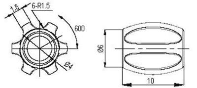 JAGWIRE Mini tube tops (6pcs) - red