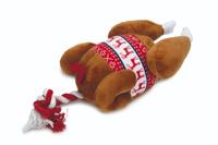 Beeztees Kerst Kalkoen hondenspeelgoed - thumbnail