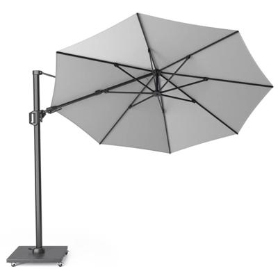 Platinum | Zweefparasol Challenger T² Ø350 cm | Lichtgrijs