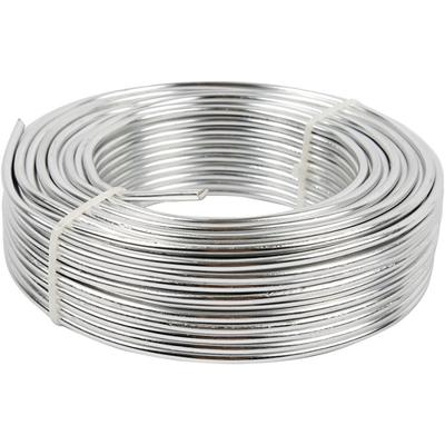 Creativ Company Alu draad, rond, dikte 3 mm, zilver, 29 m/ 1 rol - thumbnail