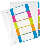 Leitz WOW printbare index, 5 tabs - thumbnail