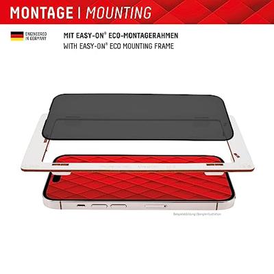 Displex Privacy Glass FC voor Samsung Galaxy S22+/S2, hard pantserglas (10H), ecologisch montageframe, krasbestendig gehard glas, high-tech anti-vingerafdrukcoating, Case Friendly3+