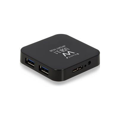 Ewent Ew1134 4-Poorts Usb 3.1 Gen1 (Usb 3.0) Hub, Zwart
